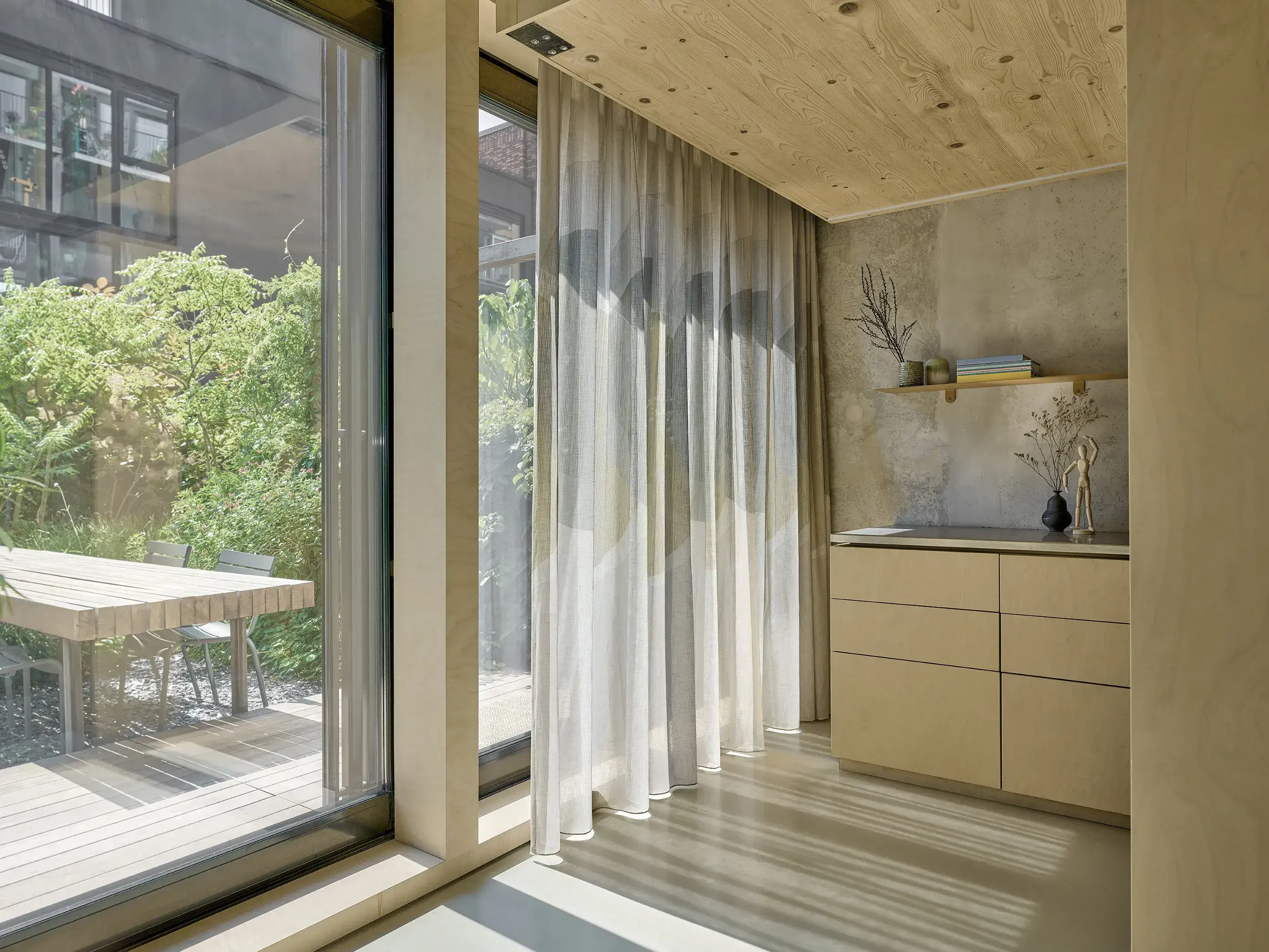 Het effect van gordijnen - Na